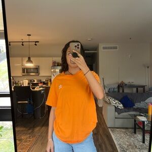 Orange Adidas T Shirt
